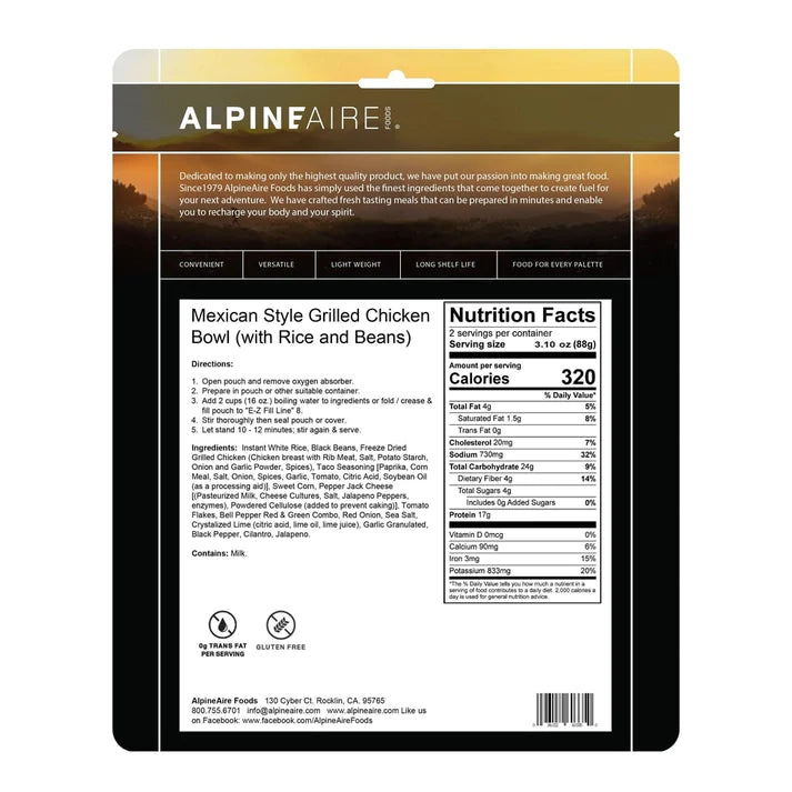 MEXICAN STYLE VEGGIE BOWL (GF)