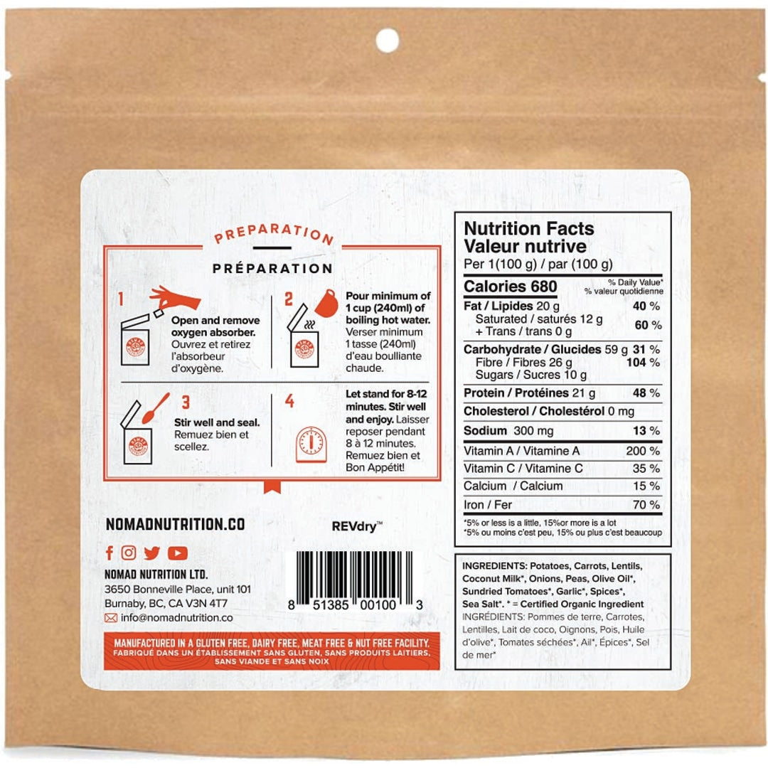 Nomad Nutrition Entrees