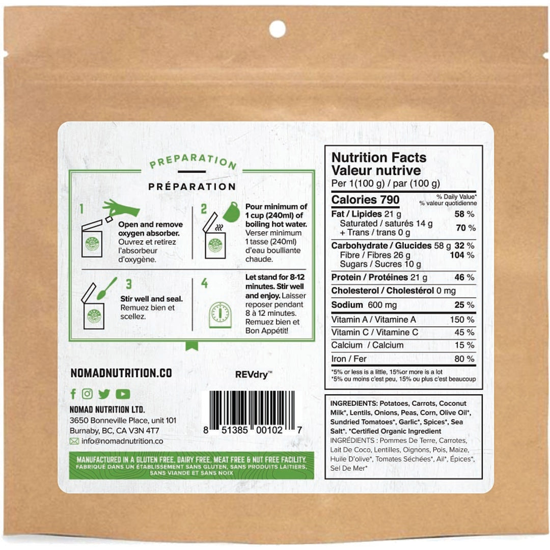 Nomad Nutrition Entrees