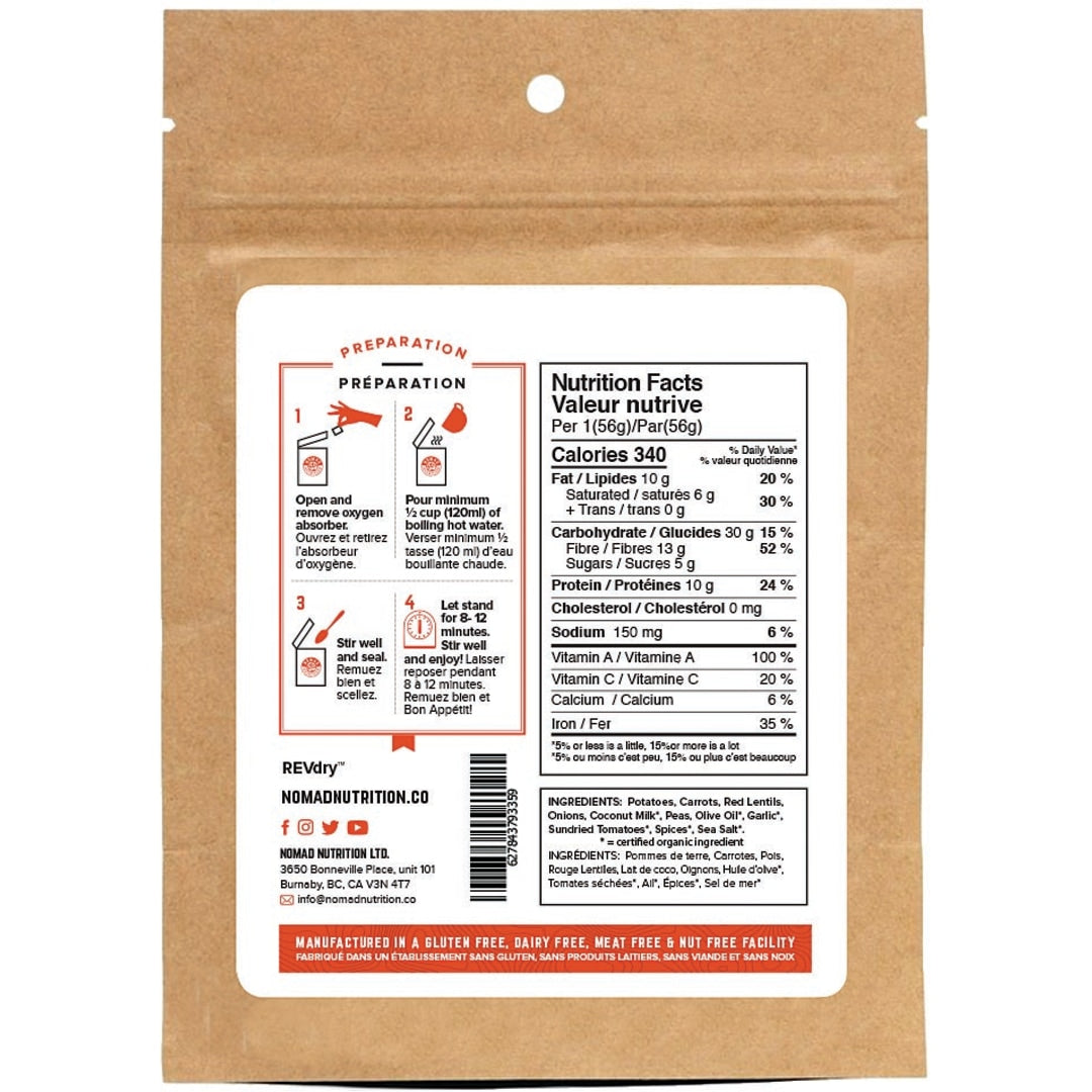 Nomad Nutrition Entrees