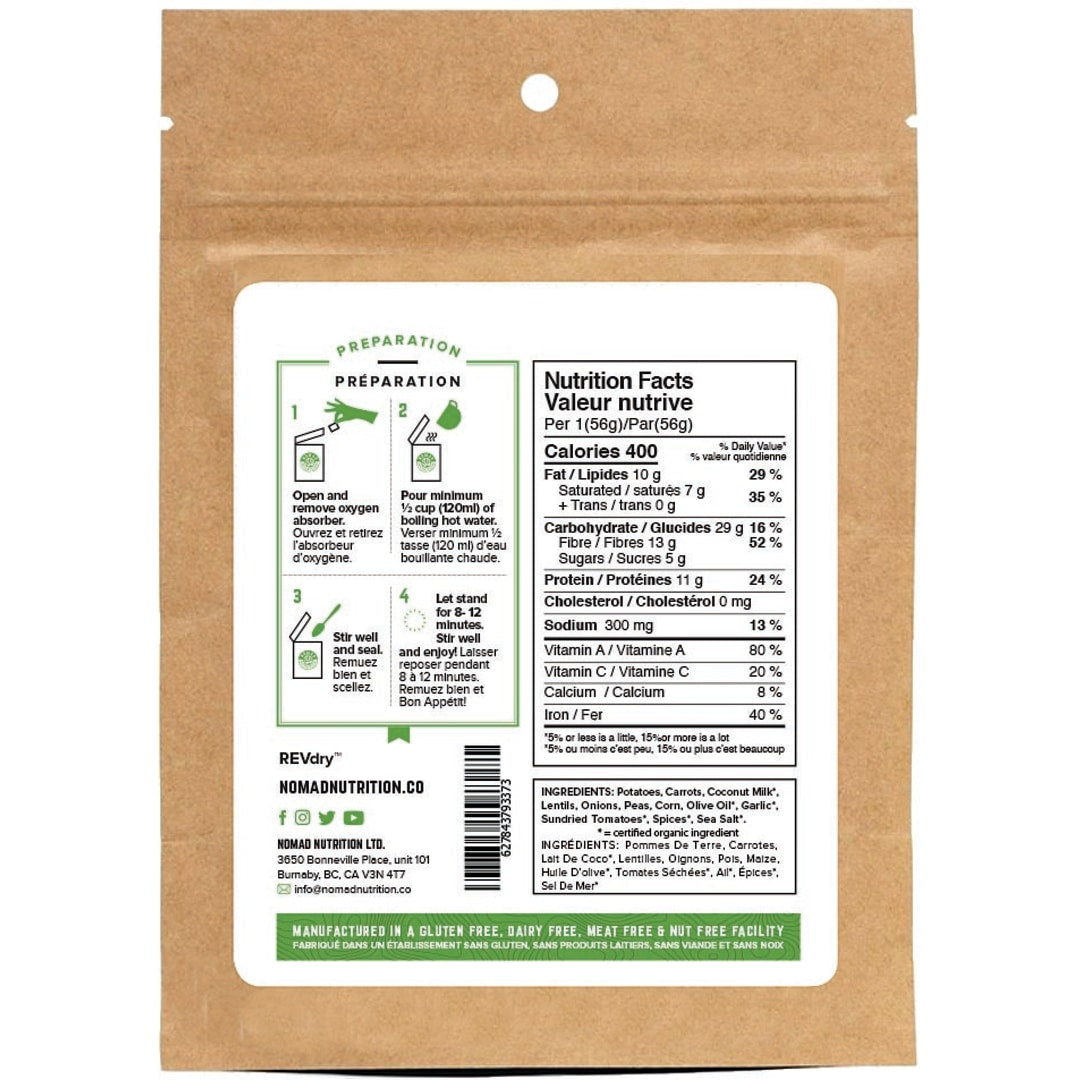 Nomad Nutrition Entrees