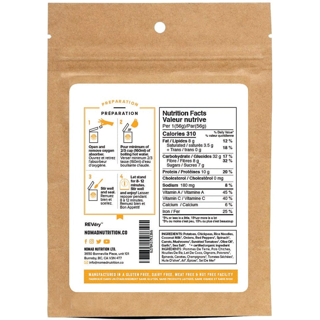 Nomad Nutrition Entrees