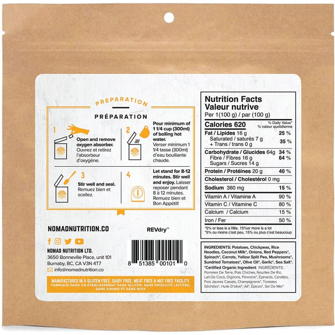 Nomad Nutrition Entrees