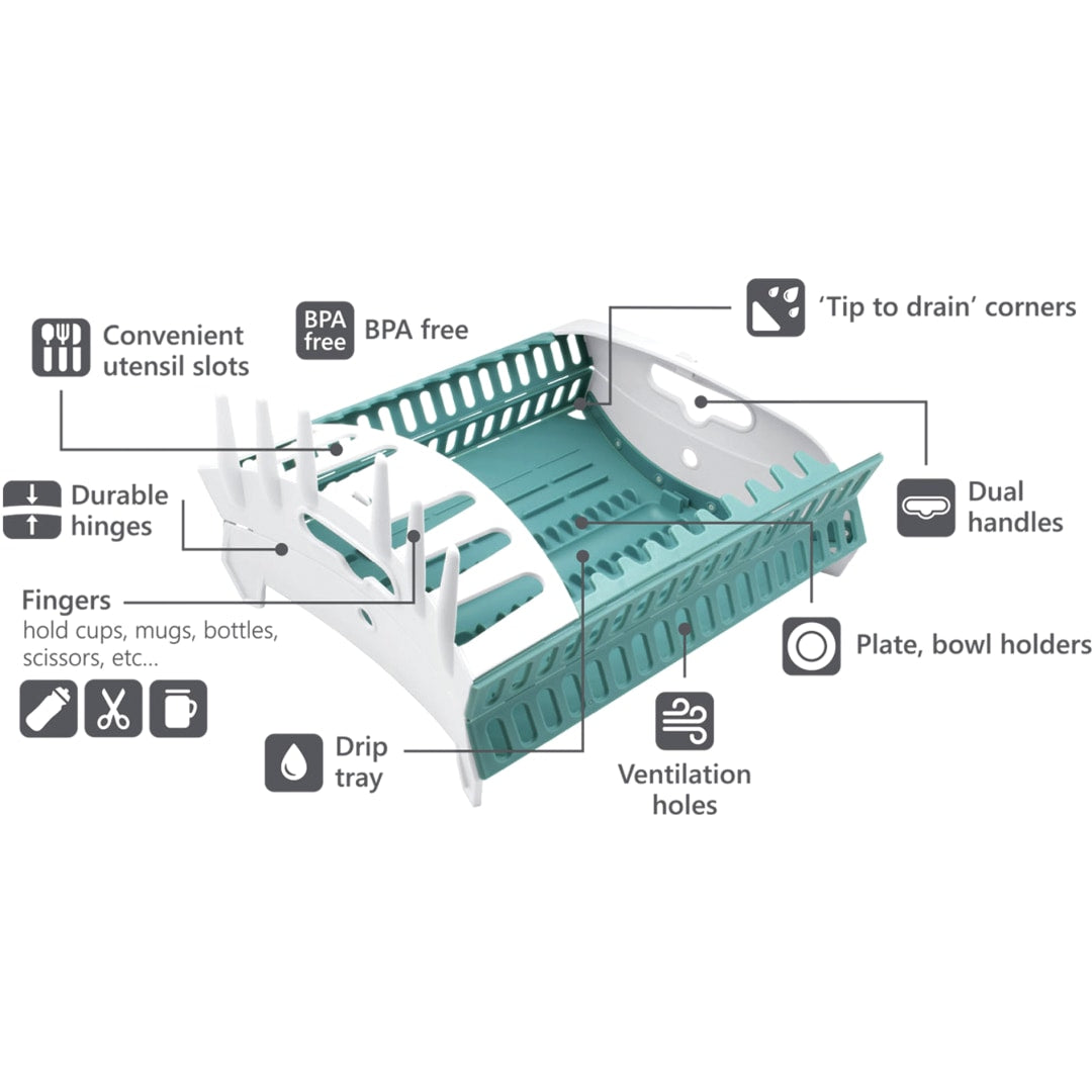 Fozzils Snapfold Dishrack
