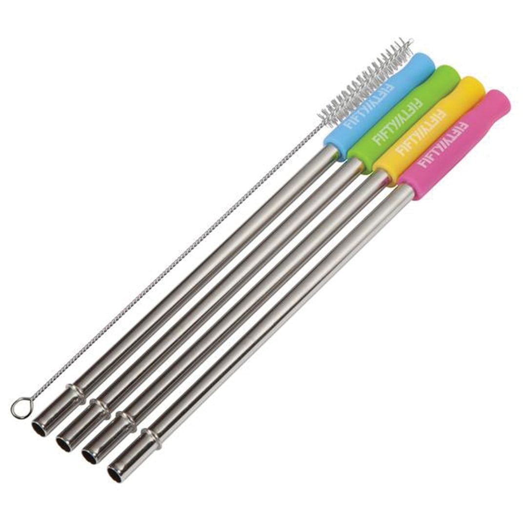 Straw W/ Silicone Tip