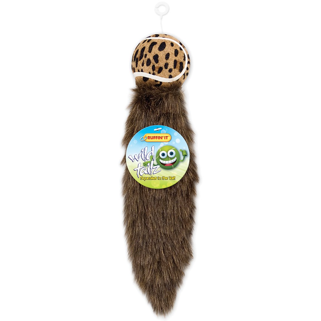 Wild Tails Tennis Ball Dog Toy