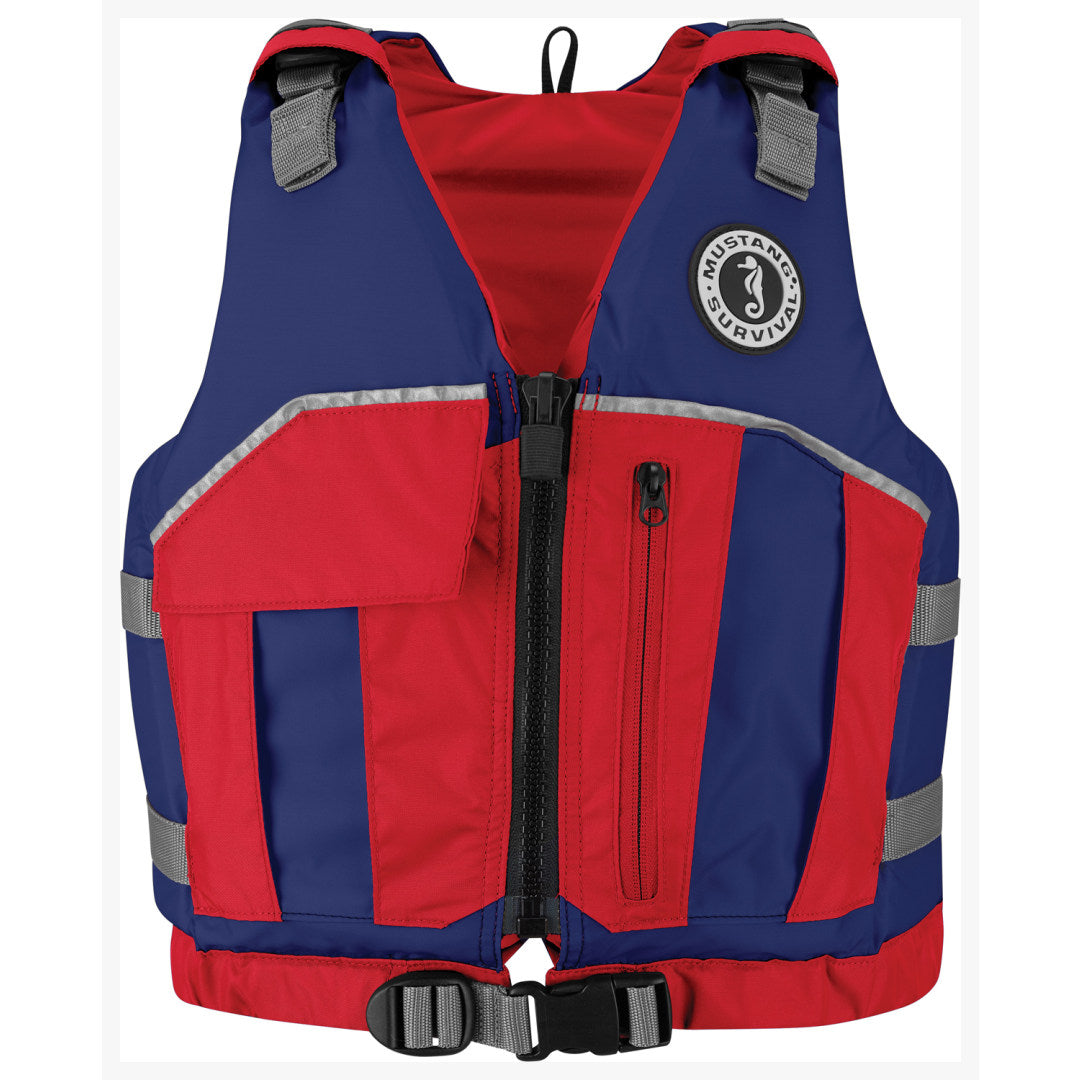 Youth Reflex Foam Vest Navy/Red