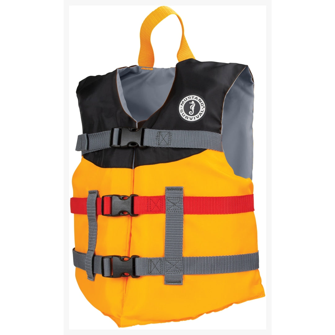 Youth Livery Foam Vest Mango/Black