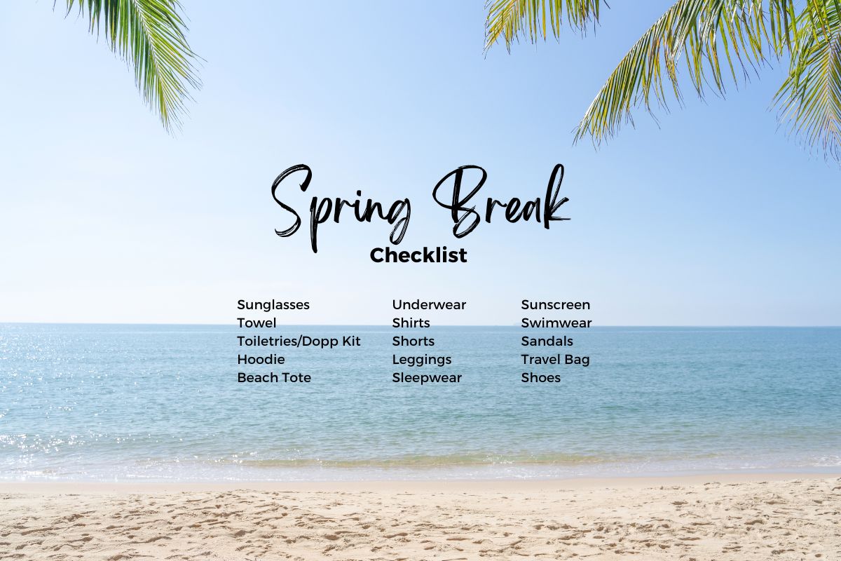 Spring Break Checklist