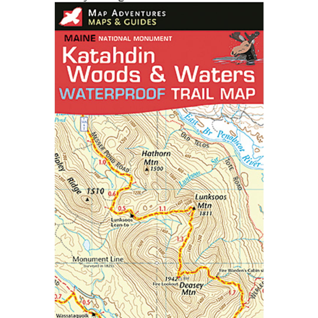 New England: Katahdin Woods & Waters Map