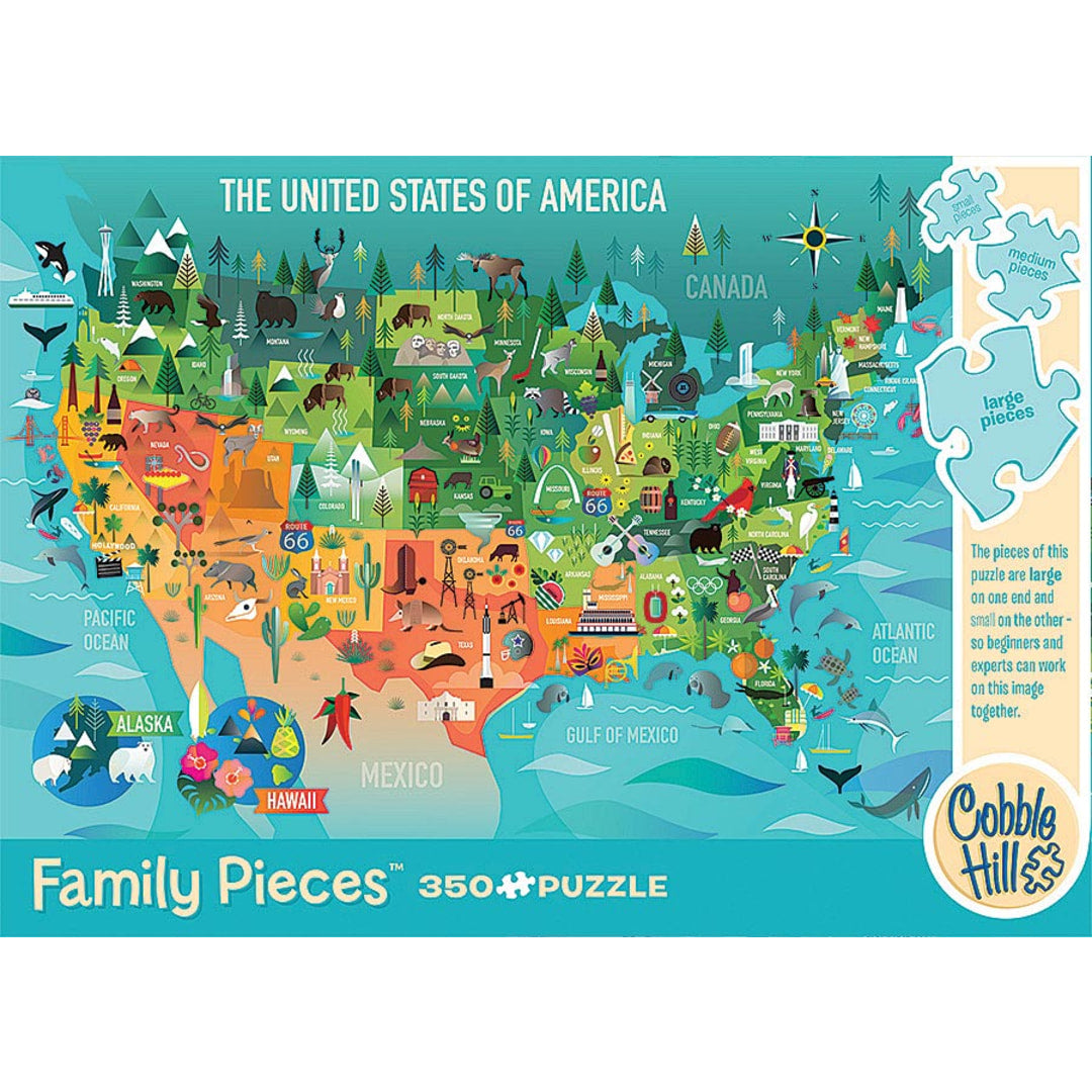 UNITED STATES OF AMERICA PUZZLE