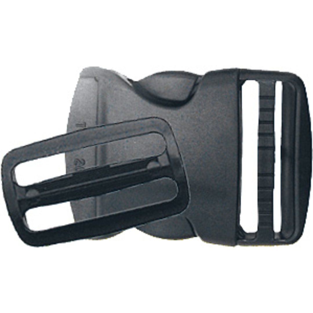 SIDE RELEASE BUCKLE WITH SLIDER