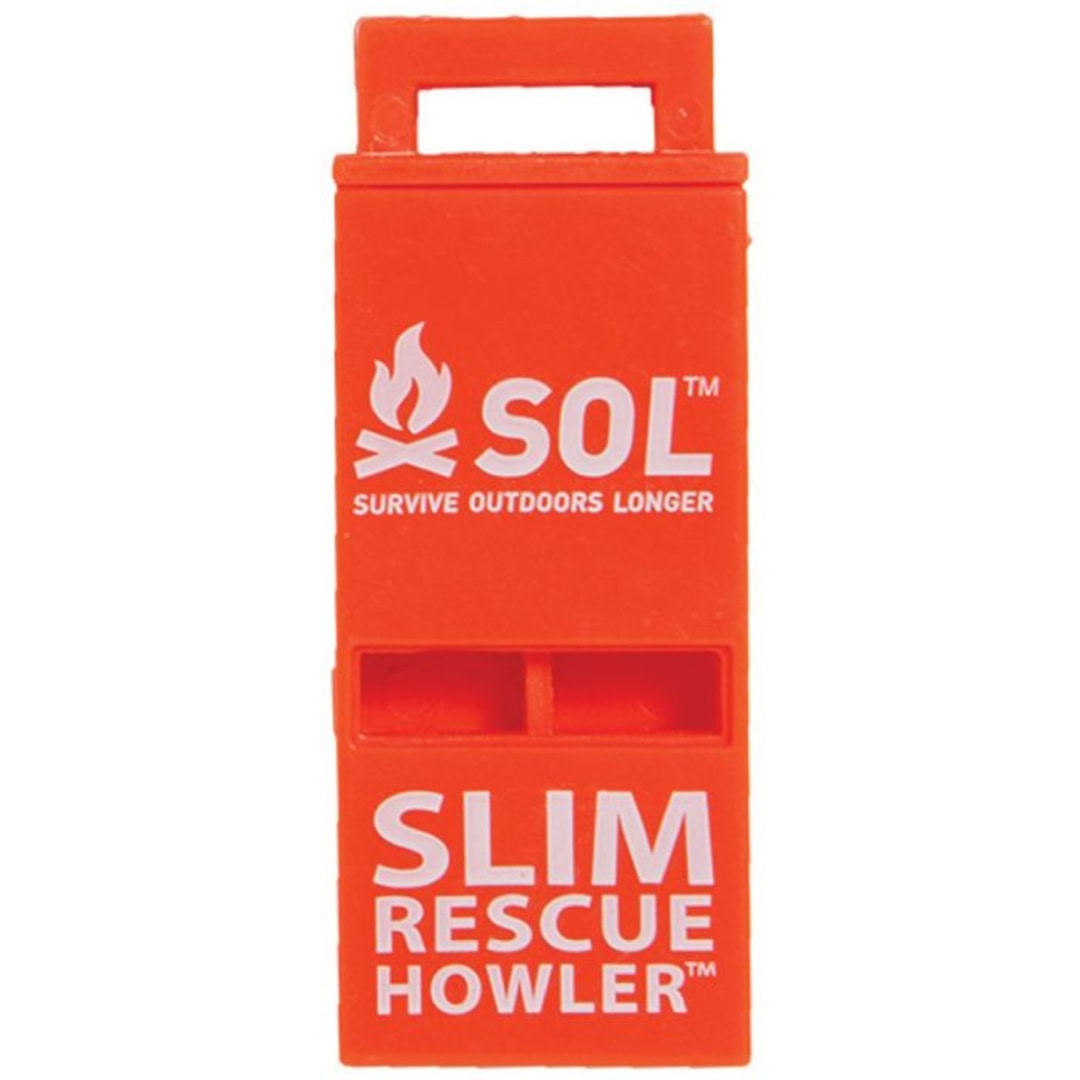 Slim Rescue Howler Whistle 2Pc